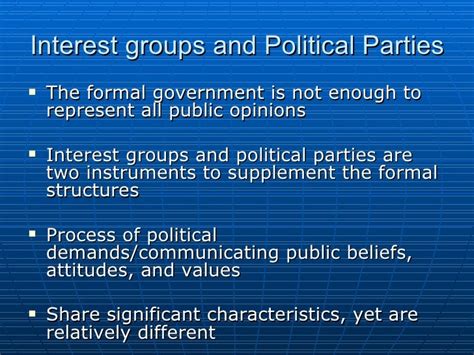 third parties are similar to interest groups because they